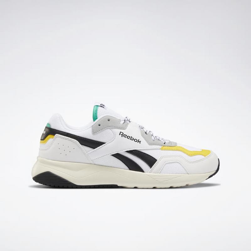 Tenisi Reebok Royal Dashonic 2.0 Barbati Albi/Negrii/Galbeni/Gri Romania AB3850GR